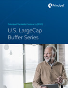 A client-approved brochure explaining the features of Principal Financial Group’s buffer investment series.