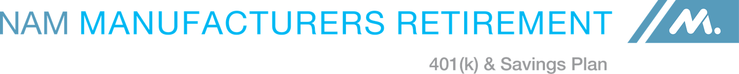 The NAM manufacturers retirement 401(k) savings plan logo