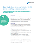 Case study: Opportunities to improve 401(k) plan design | Principal