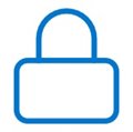 icon of a padlock to represent security